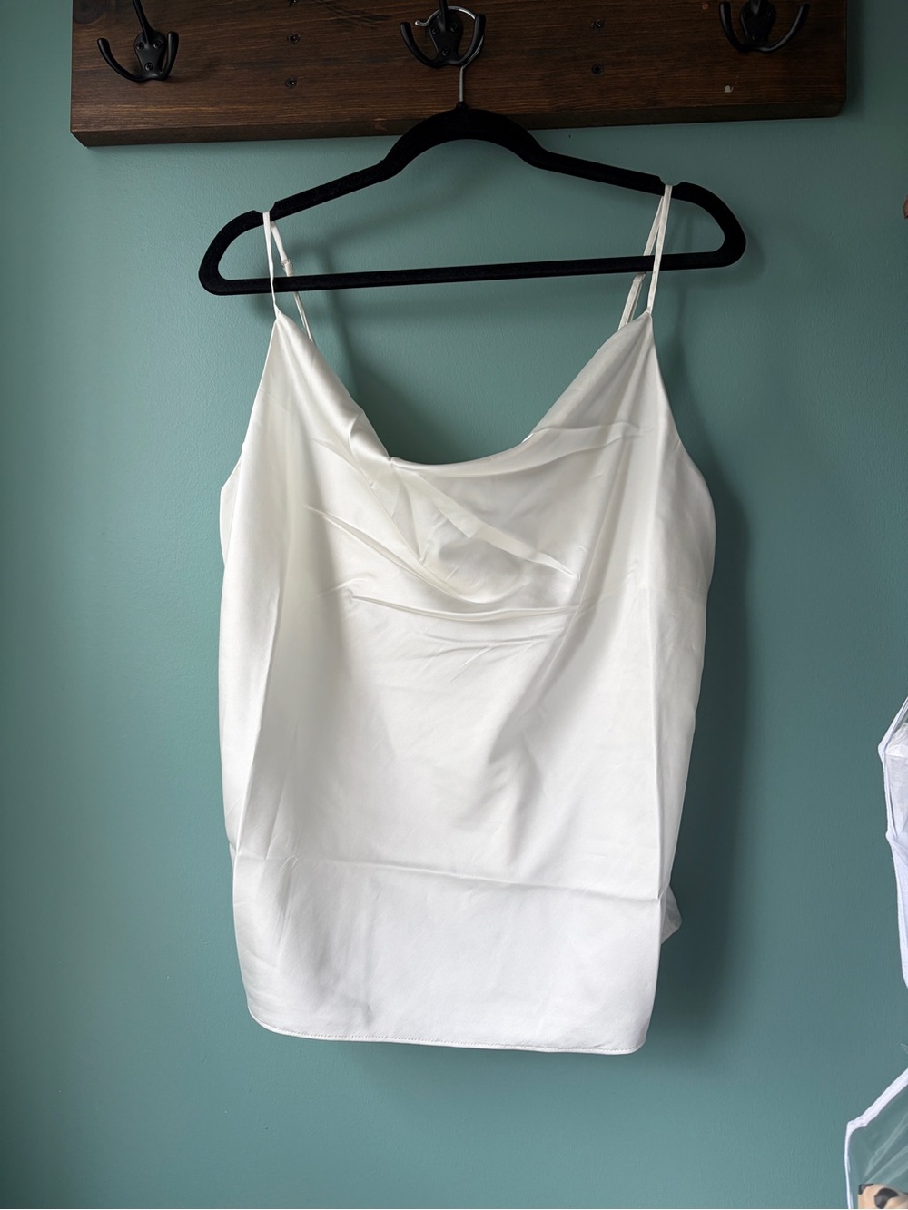 🔥🆕🔥 The Drop Christy Cowl-Neck Cami in Ivory - Size Large - NWT